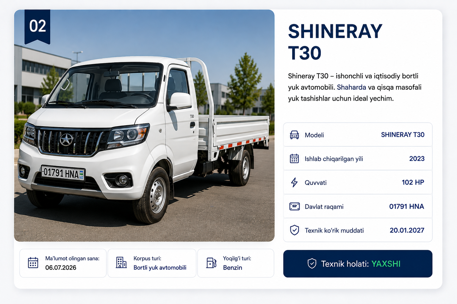 SHINERAY T30 — EMAAR HOUSE texnika parki