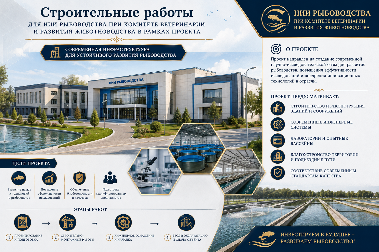Baliqchilik ilmiy-tadqiqot instituti qurilish loyihasi — EMAAR HOUSE